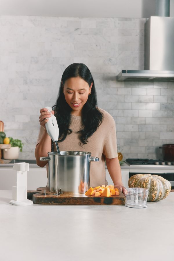 Bamix Deluxe Immersion Blender 180W White