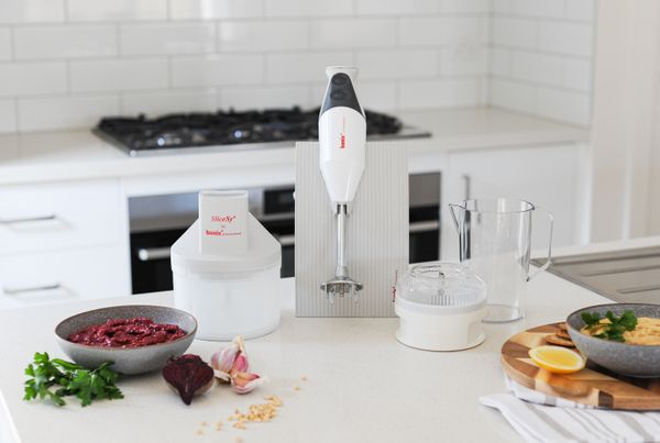 Bamix SwissLine Superbox Immersion Blender 200W Light Grey