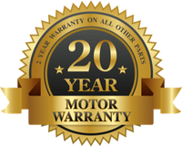 20 Year Motor Warranty